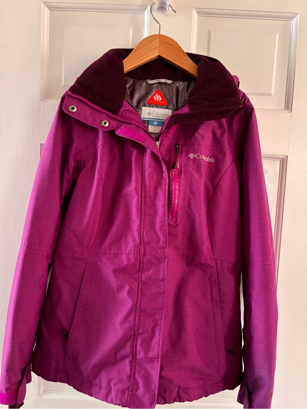 Columbia Women's Magenta Waterproof Ski Jacket